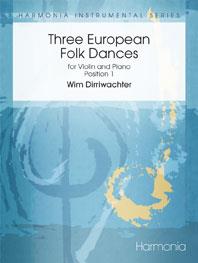 Three European Folk Dances for violin and piano - pro housle a klavír